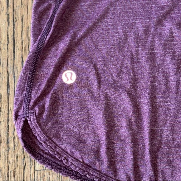 Lululemon Athletica Women’s 105 Singlet SE Lasercut Heathered BordeauxDrama Sz 6 - Picture 8 of 11
